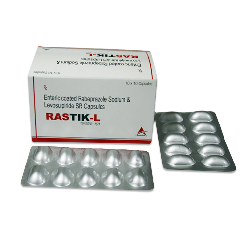 Rabeprazole 20 mg + Levosulpiride 75 mg SR Capsules