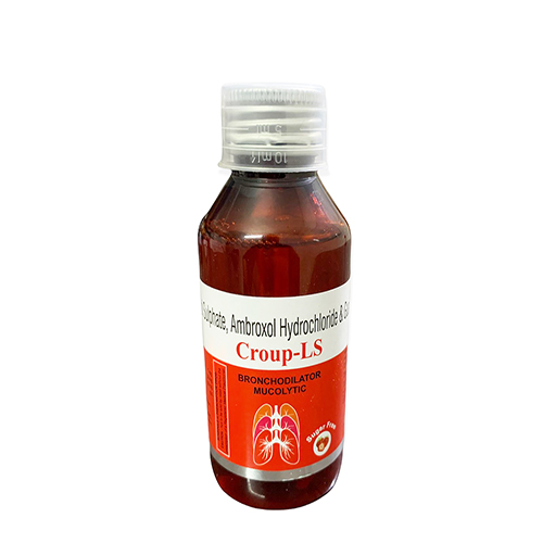 Ambroxol Hcl+Guaiphenesin+Terbutaline Sulphate+Menthol Cough syrup (15mg+50mg+2.5mg+1.25mg)