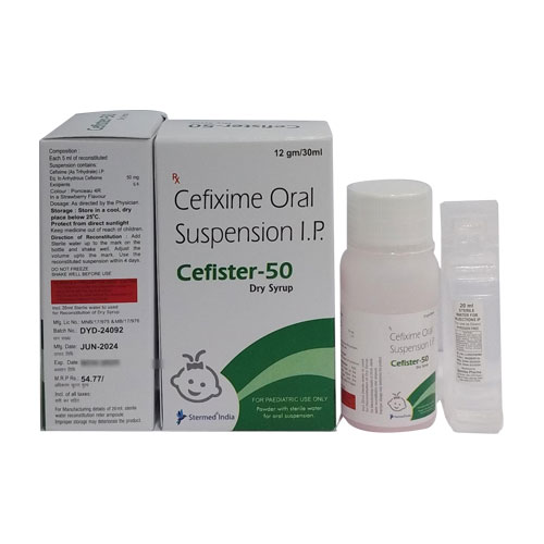 CEFISTER-50 Dry Syrup