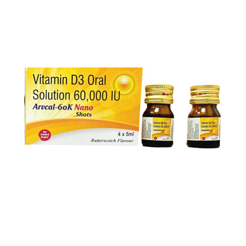 Arvcal-60k Nano shots (Butterscotch Flavour)