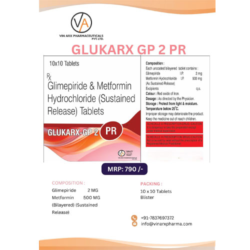 GLUKARX-GP 2 PR TABLETS