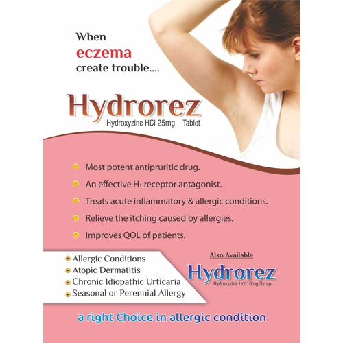 Hydrorez 25mg Tablets