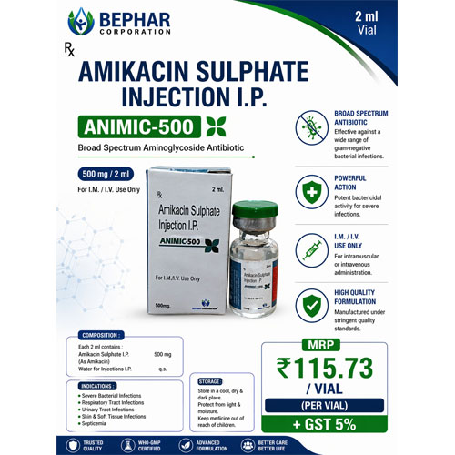 ANIMIC-500 MG INJECTION
