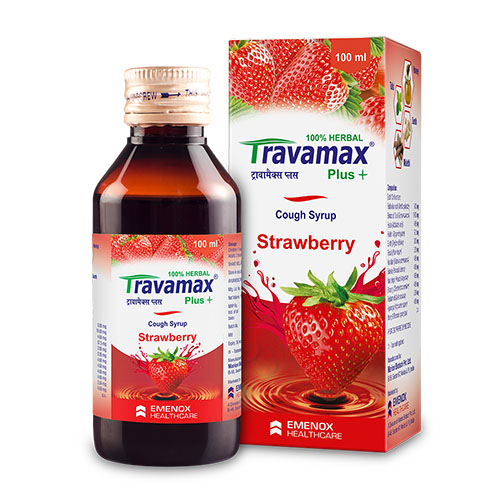 Travamax Plus Cough Syrup (Strawberry)