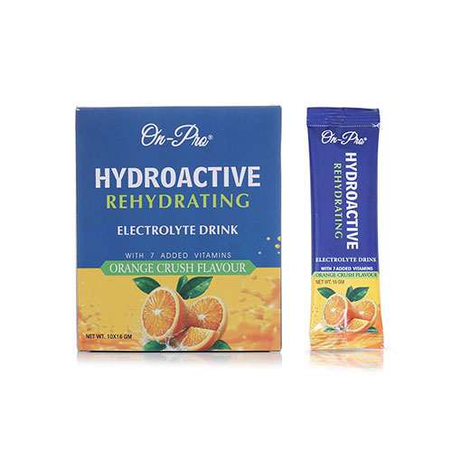 On-Pro Hydroactive Rehydrating Electrolyte Drink Orange Crush Flavour