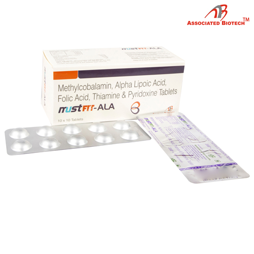 Mecobalamin 500mg + Alphalipoic Acid 100 mg + Vitamin B6 3mg + Folic Acid 1.5 mg Tablets