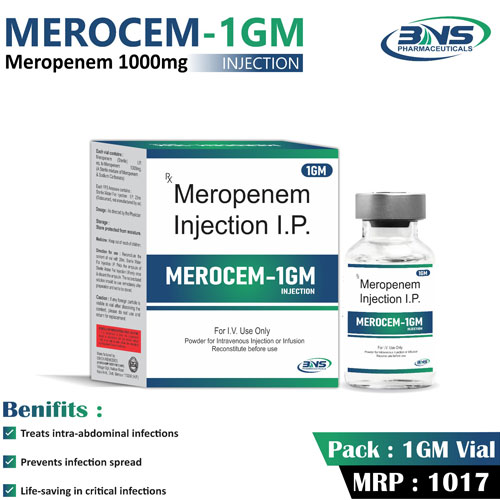 MEROCEM-1GM Injection