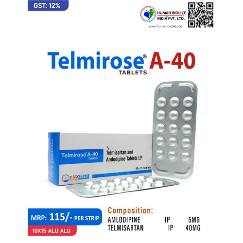 TELMIROSE- A-40 Tablets