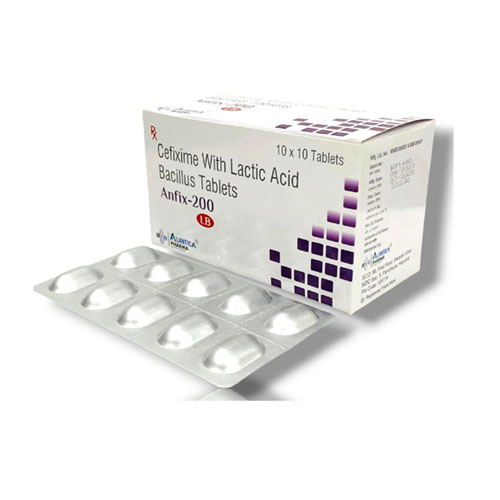 Cefixime with lactic Acid bacillus Tablets