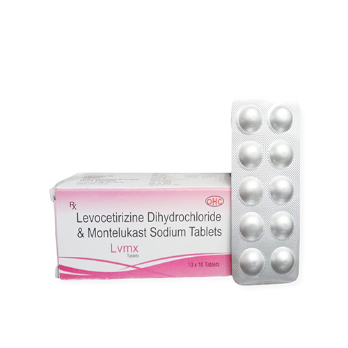 Levocetirizine Hydrochloride + Montelukast Tablets (2.5mg+5mg)