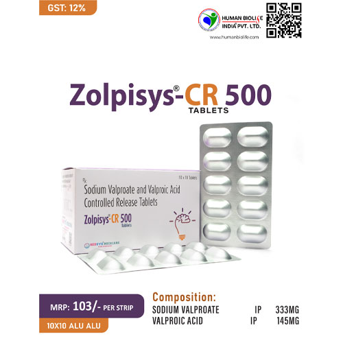 ZOLPISYS CR 500 Tablets