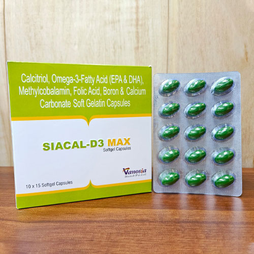 SIACAL-D3 MAX SOFTGEL CAPSULES