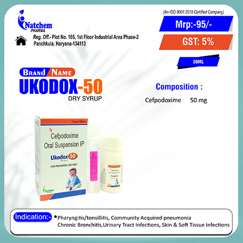 UKODOX-50 DRY SYRUP