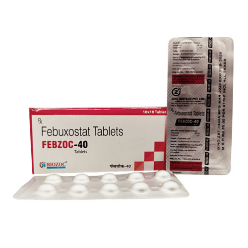 FEBUXOSTAT 40MG TABLETS