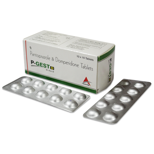 Pantoprazole 40 mg + Domperidone 10 mg Tablets
