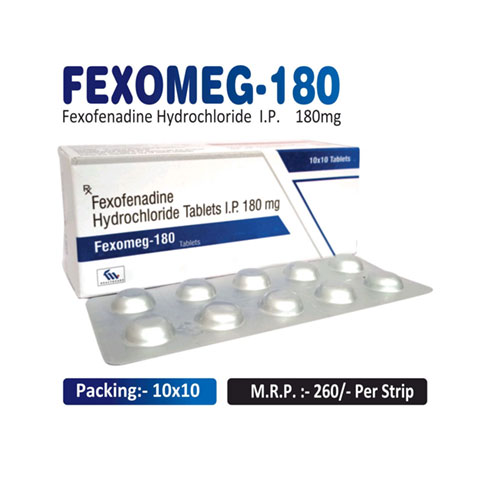Fexofenadine 180mcg Tablets