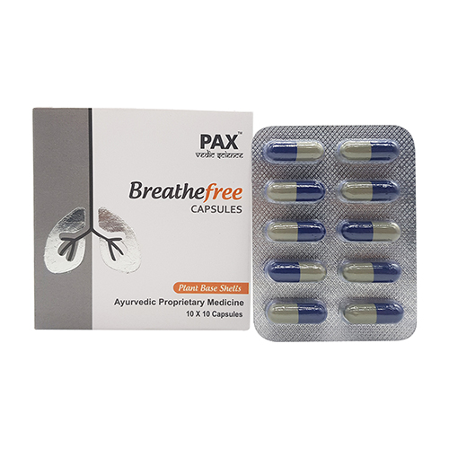 PAX VEDIC SCIENCE BREATH FREE Capsules