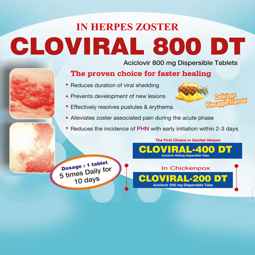 Cloviral 800 DT Tablets