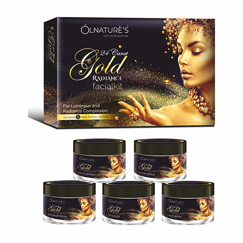 OLNATURES GOLD RADIANCE FACIAL KIT