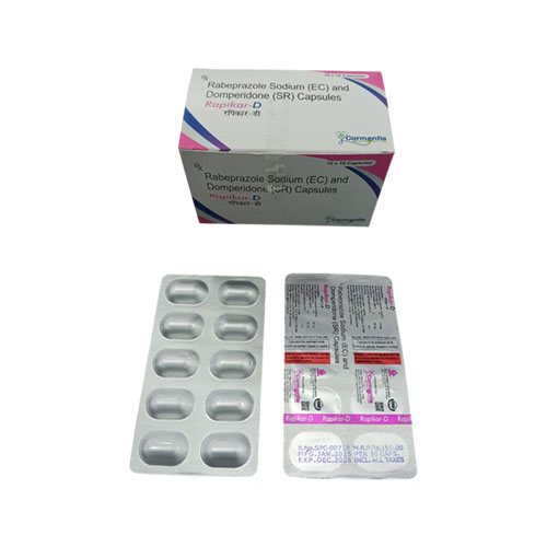 Rabeprazole Sodium (EC) + Domperidone (SR) with excipients Capsules