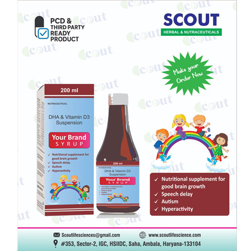 DHA + Vitamin D3 Syrup