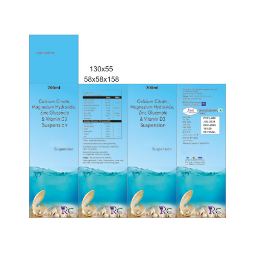 Vitamin K2-7 + Calcium Citrate + Cyanocobalamin + Cholecalciferol Syrup