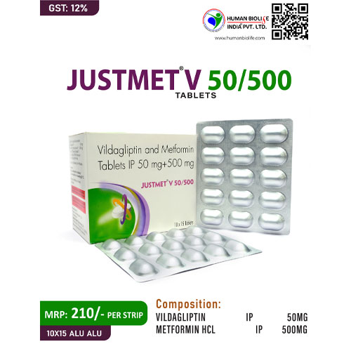 Justmet-V 50/500 Tablets
