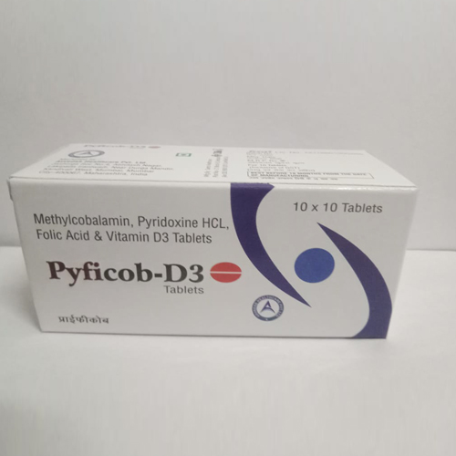 Methylcobalamin + Pyridoxine Hcl+ Folic Acid + Vitamin D3 Tablets