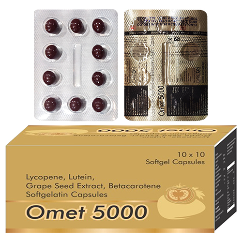 Lycopene + Lutein + Grape Seed Extract + Betacarotene Softgel Capsules