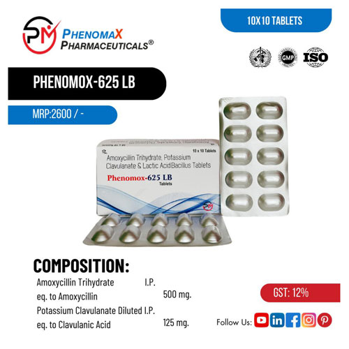 PHENOMOX-625 TABLETS