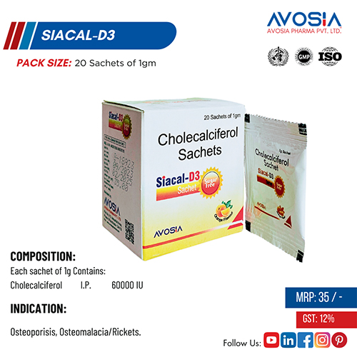 SIACAL-D3 Sachets