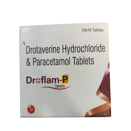 Drotaverine Hydrochloride + Paracetamol Tablets