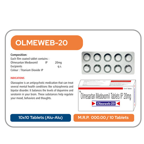 OLMEWEB-20 TABLETS