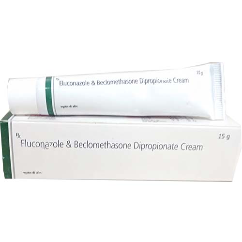 Fluconazole 2%w/w + Beclomethasone 0.025%w/w Cream