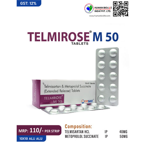 TELMIROSE-M 50 Tablets
