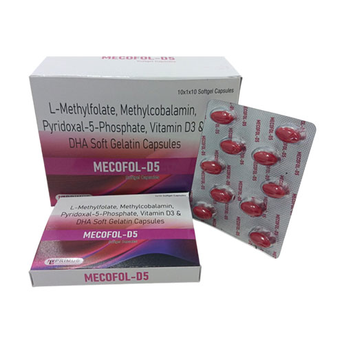 L-Methylfolate + Methylcobalamin Soft Gelatin Capsules