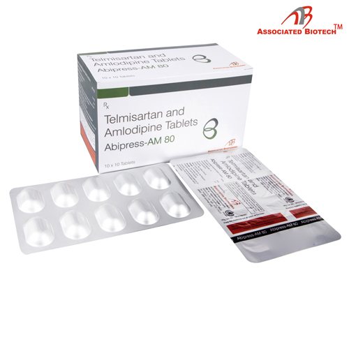 Telmisarton 80 mg + Amlodipine 5 mg Tablets