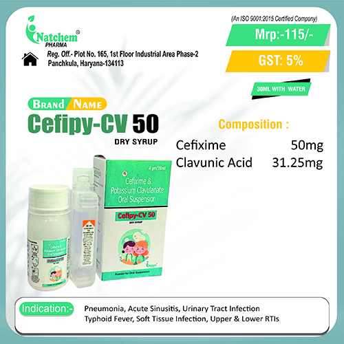 CEFIPY-CV 50 DRY SYRUP