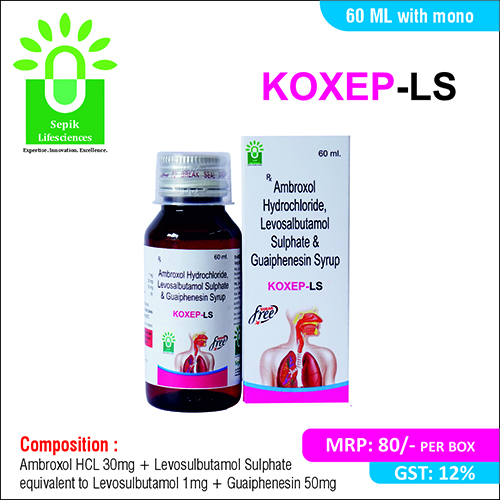 KOXEP - LS SYRUP (Sugar Free)  60ml