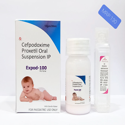 EXPOD 100 WFI Dry Syrup