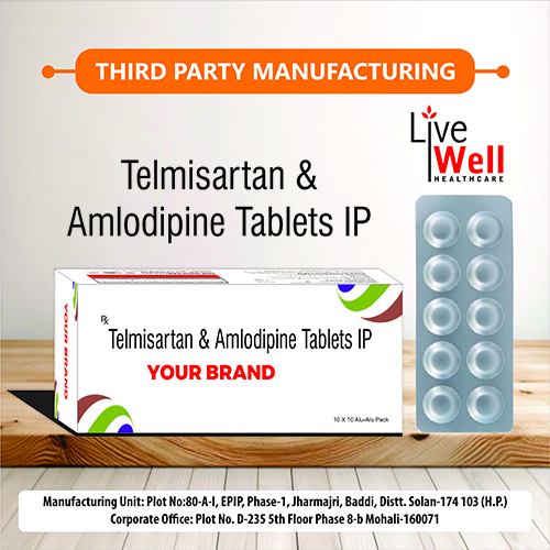 Telmisartan + Amlodipine Tablets IP