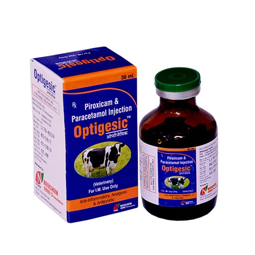 PIROXICAM & PARACETAMOL-30ml Liq.Injection(Vet.)