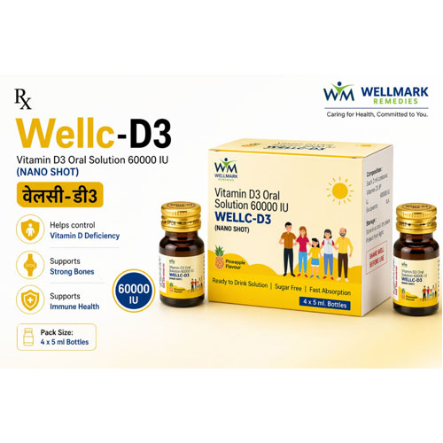 Wellc-D3 Oral Solution (Nano Shot)