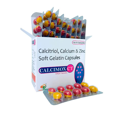 Calcitriol 0.25mcg + Calcium Carbonate 500Mg. Eq. to elemental Calcium 200Mg Softgel Capsules