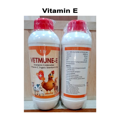 VETMUNE-E (Vitamin E, Organic Selenium and Zinc) Liquid