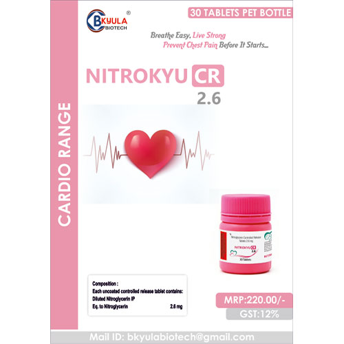 NITROKYU-CR 2.6 TABLETS