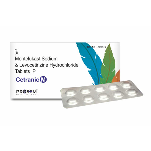 LEVOCITRIZINE SMG + MONTELUKAST SODIUM 10 MG TABLETS