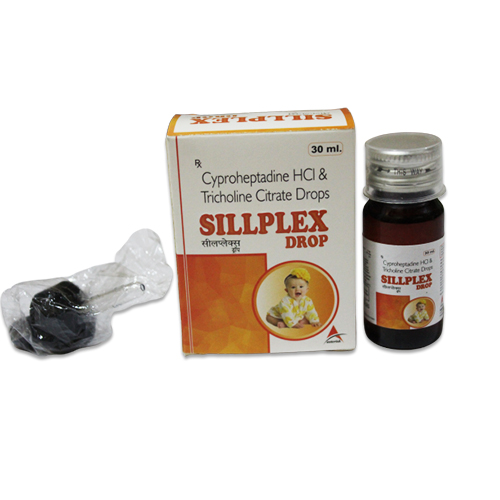 Cyprohetadine Hcl 2mg + Tricholine Citrate 275 mg WITH sorbitol solution 65 %/5 ML Drop