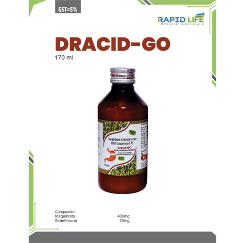 Megaldrate 400mg + Simethicone 20mg Suspension