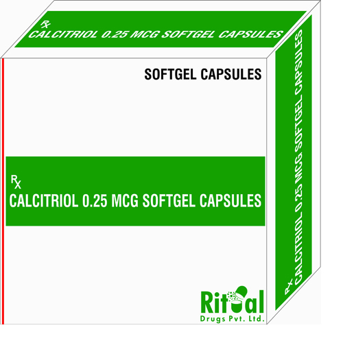 Calcitriol 0.25 Mcg Softgel Capsules